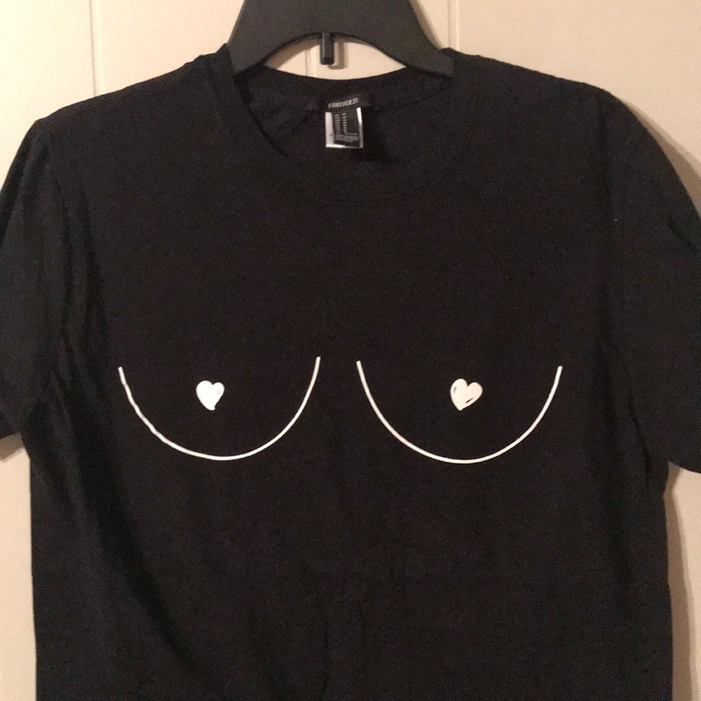 Forever 21 boob shirt
